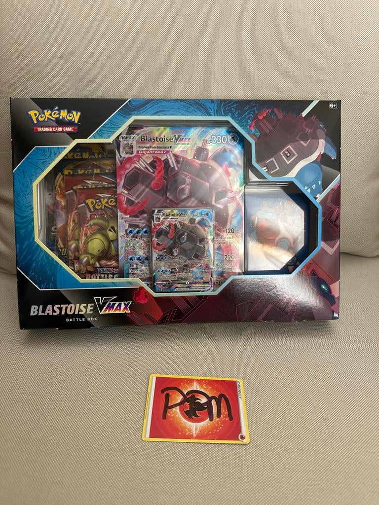 Pokemon Blastoise VMAX Battle Box - Nieuw!, Ophalen of Verzenden, Nieuw, Overige typen