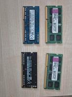Geheugenmodules: Kingston, SK Hynix DDR3 & DDR4, Computers en Software, RAM geheugen, Ophalen of Verzenden, Gebruikt, DDR3, Laptop