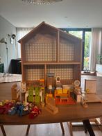 Poppenhuis + assortiment Hape speelgoed, Kinderen en Baby's, Speelgoed | Poppenhuizen, Ophalen of Verzenden, Gebruikt, Toebehoren