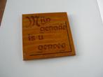 tekst plankje, Ophalen of Verzenden