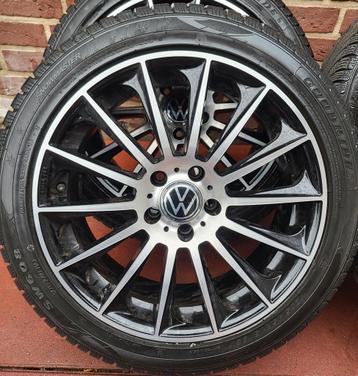 18 inch VW Passat velgen met winterbanden 5x112  beschikbaar voor biedingen