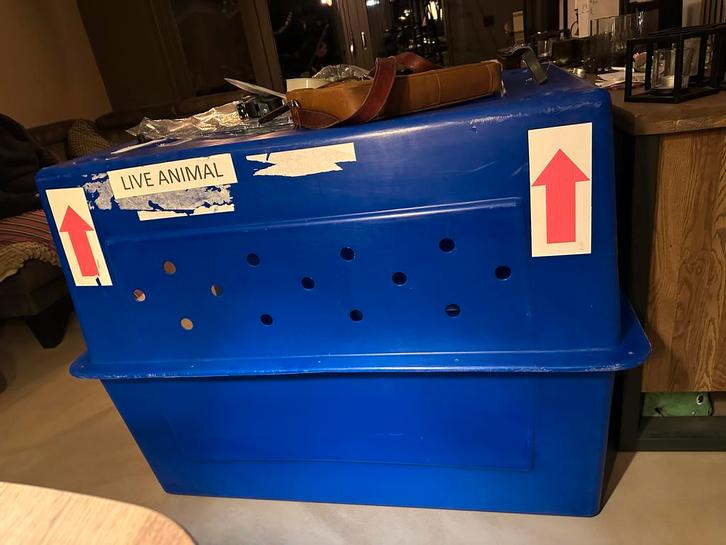 IATA goedgekeurde hondenbench 8 / XXXL (122 * 81 * 89 cm), Dieren en Toebehoren, Transportboxen, Gebruikt, Ophalen