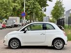 Fiat 500 C 0.9 TwinAir Lounge/CABRIO/PSENSOR/AIRCO/ELEKRAMEN, Euro 5, Gebruikt, Cabriolet, Wit