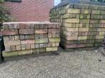 Gratis af te halen: 15 meter stenen (7 duim), Gebruikt, Klinkers, Ophalen of Verzenden, 10 m² of meer