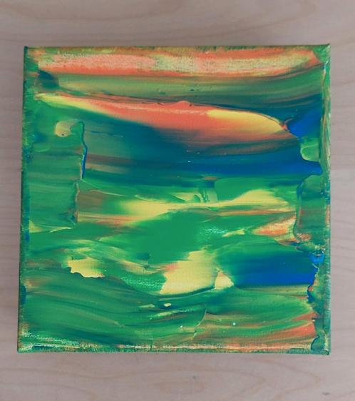 Voorjaar, Antiek en Kunst, Kunst | Schilderijen | Abstract, Ophalen of Verzenden