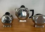 Christofle Art Deco design verzilverd thee kan set 1920/30s, Antiek en Kunst, Ophalen of Verzenden, Zilver