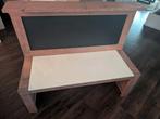 Kinderbureau steigerhout met magnetisch krijtbord, Ophalen, Zo goed als nieuw, Bureau