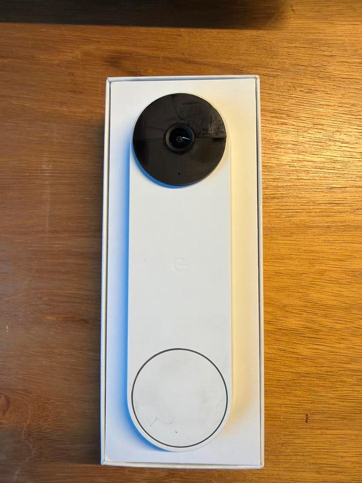 Nest Video Deurbel - Batterij/Stroom, Audio, Tv en Foto, Videobewaking, Gebruikt, Buitencamera, Ophalen of Verzenden