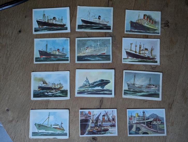 Captain Grant cigarettes/shag kaartjes (jaren 40/50), Verzamelen, Overige Verzamelen, Gebruikt, Ophalen of Verzenden