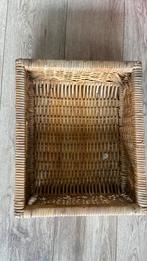 Opbergmandje, Ophalen, Gebruikt, Rechthoekig, Riet