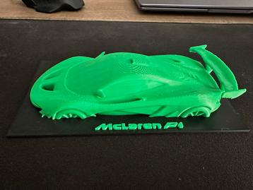 McLaren P1 3D Geprinte Kunst beschikbaar voor biedingen