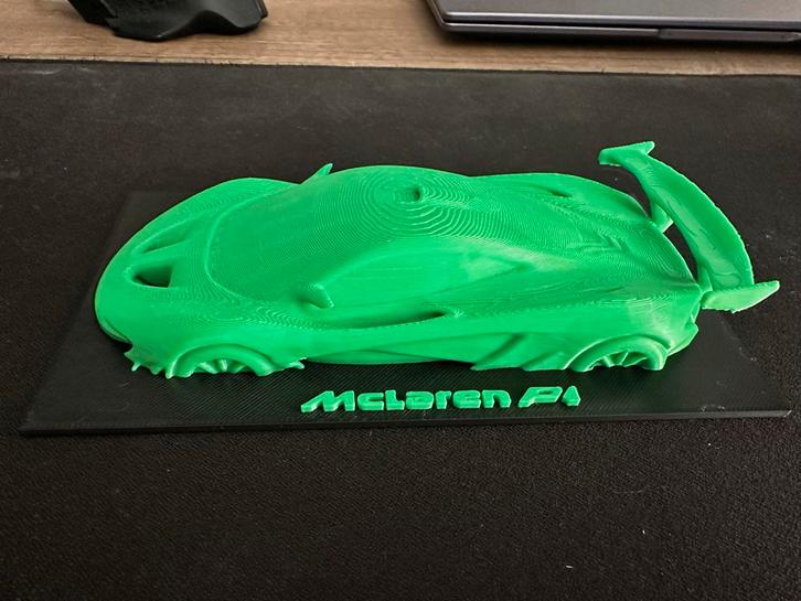 McLaren P1 3D Geprinte Kunst, Hobby en Vrije tijd, Modelbouw | Auto's en Voertuigen, Nieuw, Auto, 1:32 tot 1:50, Overige merken