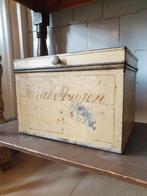 Antiek koekblik, winkelblik, Krakelingen., Ophalen of Verzenden, Gebruikt, Koek(jes)