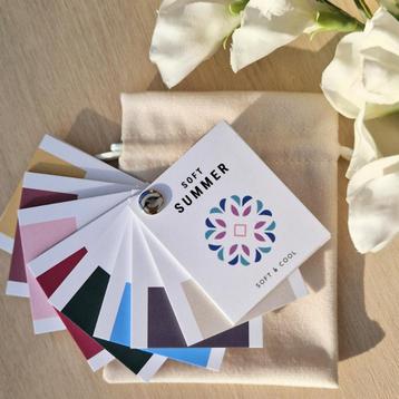 Soft Summer Kleurenwaaier Kleurpalet beschikbaar voor biedingen