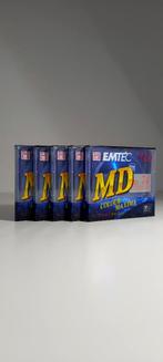 NEW > 5x EMTEC 74 Min, Ophalen of Verzenden, Minidisc-speler