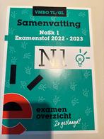 Samenvatting NaSk 1 VMBO TL/GL Examenstof 2022-2023, Ophalen of Verzenden, Zo goed als nieuw, VMBO, Natuurkunde