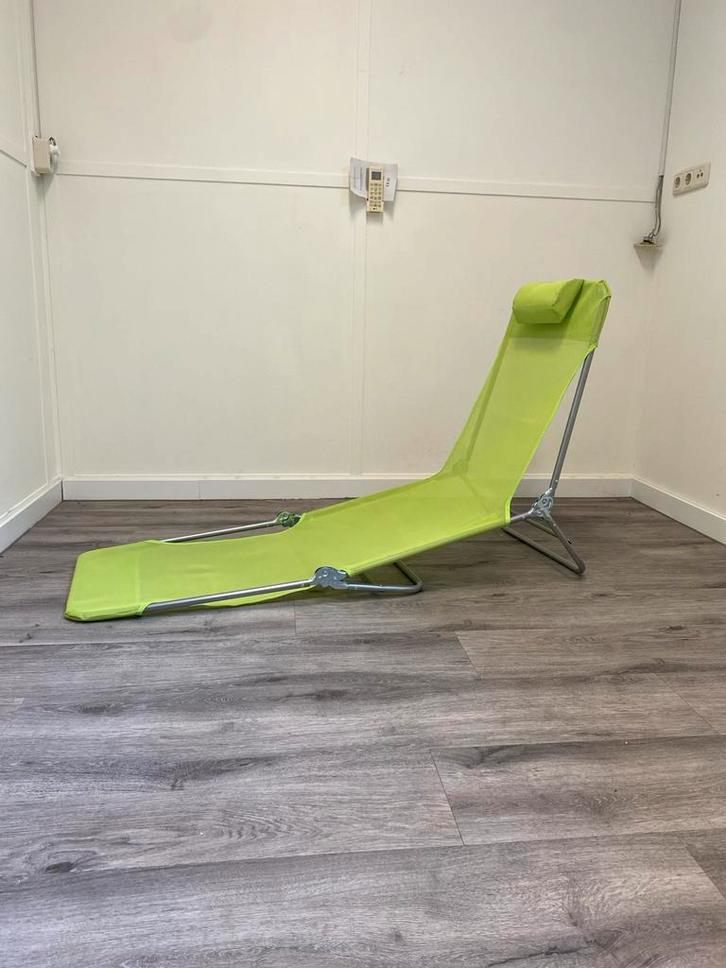 Inklapbaar Ligbed - Nieuw, Tuin en Terras, Ligbedden, Nieuw, Metaal, Inklapbaar, Ophalen of Verzenden