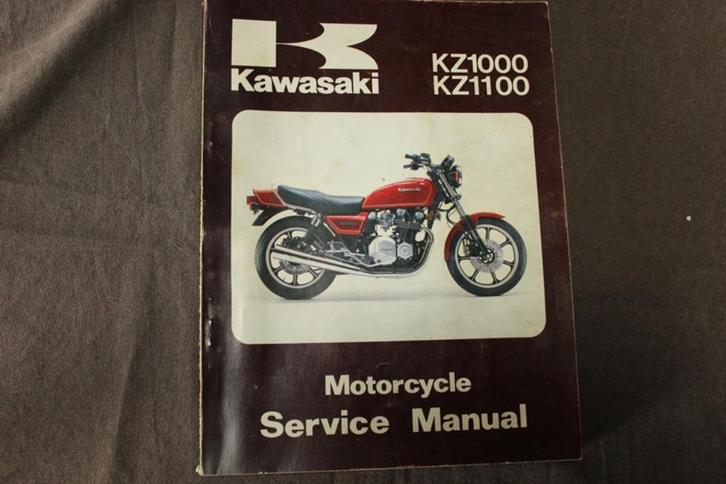 Kawasaki KZ1000 KZ1100 1981 motorcycle service manual Z1000, Motoren, Handleidingen en Instructieboekjes, Kawasaki, Ophalen of Verzenden