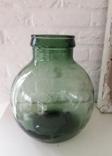 vintage groene Viresa vaas pot beschikbaar voor biedingen