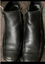 Beegle zwarte leren herenschoenen maat 41, Ophalen of Verzenden, Zo goed als nieuw, Zwart