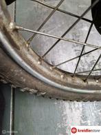 Kreidler 17 inch achterwiel met 160 mm Leleu naaf, Fietsen en Brommers, Brommeronderdelen | Kreidler, Gebruikt, Ophalen of Verzenden