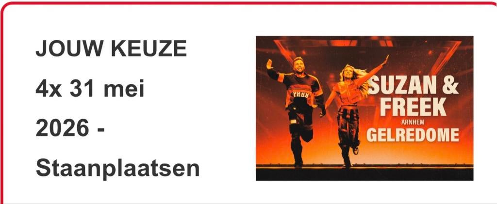 Suzan en Freek 4 kaartjes, Drie personen of meer