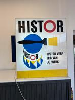 HISTOR verf oude reclame lichtbak, Verzamelen, Ophalen, Gebruikt, ., Lichtbak of (neon) lamp