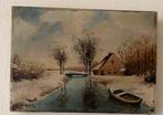 Winterlandschap, Antiek en Kunst, Kunst | Schilderijen | Klassiek, Ophalen of Verzenden