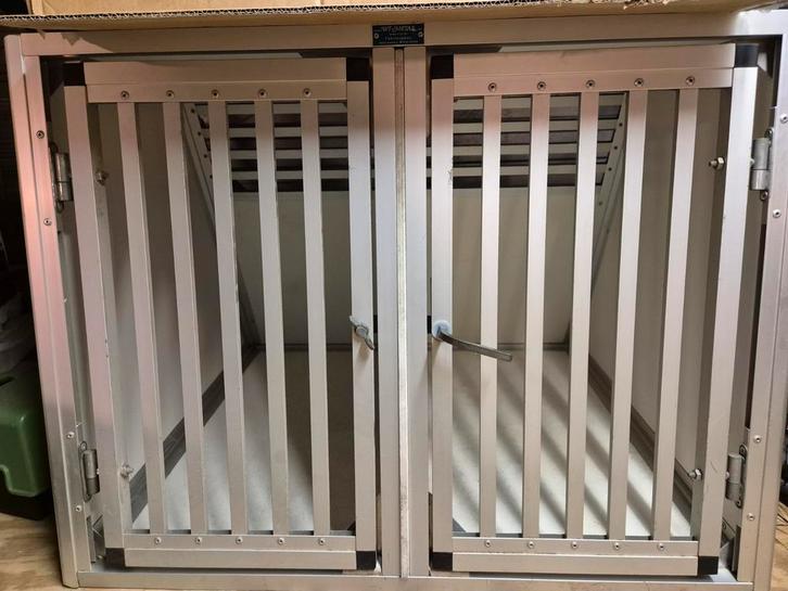 WT Metall auto hondenbench, Dieren en Toebehoren, Hondenhokken, Zo goed als nieuw, 65 tot 100 cm, 75 tot 110 cm, Ophalen