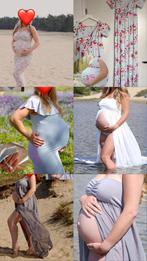 5 zwangerschapsjurken fotoshoot, Kleding | Dames, Positiekleding, Ophalen of Verzenden, Zo goed als nieuw, Maat 38/40 (M), Jurk