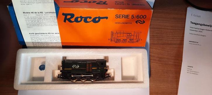 Roco NS 500/600, Hobby en Vrije tijd, Modeltreinen | H0, Zo goed als nieuw, Locomotief, Gelijkstroom, Roco, Analoog, NS, Ophalen of Verzenden