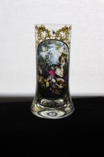 Antiek Boheems Steinschonau Fachschule glazen bokaal c 1900, Antiek en Kunst, Ophalen of Verzenden