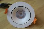 LED Professionele Spot Downlight Draaibaar met driver 110 mm, Huis en Inrichting, Lampen | Spots, Led, Metaal of Aluminium, Wit