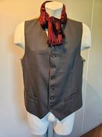 HOCHSTENBACH gilet zuivere wol 54 nu €29.95 gold/grey, Verzenden, Nieuw, Maat 52/54 (L), Grijs