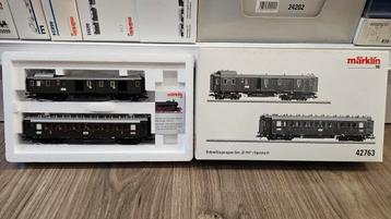 Marklin 42763 Set sneltreinrijtuigen D 119 2-delig beschikbaar voor biedingen