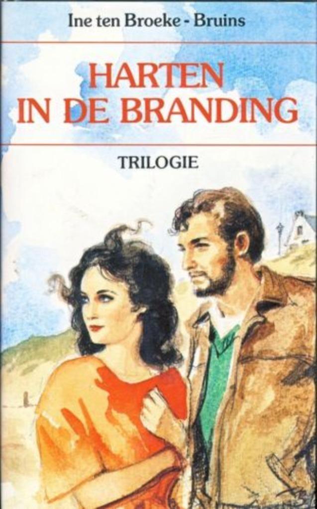 Ine ten Broeke-Bruins - Harten in de Branding-trilogie (qwe), Boeken, Romans, Gelezen, Ophalen of Verzenden
