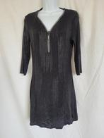 Stoere zwarte glitterjurk mt M, Kleding | Dames, Jurken, Maat 38/40 (M), ., Zwart, Ophalen of Verzenden