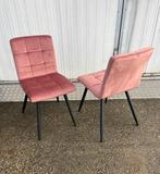 47 stuks horeca restaurant stoelen velvet roze nieuw in doos, Ophalen, Overige kleuren, Nieuw, Metaal