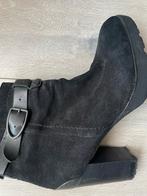 Te koop: leren laarzen, Via Vai, zwart, maat 41, Kleding | Dames, Schoenen, Ophalen of Verzenden, Zo goed als nieuw, Zwart, Hoge laarzen