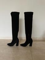 Z.g.a.n. zwarte over-knee laarzen maat 37, Kleding | Dames, Schoenen, Hoge laarzen, Verzenden, Zwart, Zo goed als nieuw