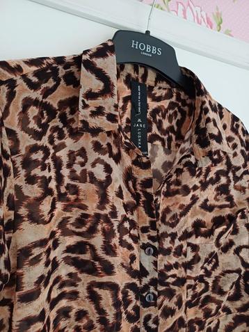 Jane Lushka Dierenprint Blouse M/L Oversized beschikbaar voor biedingen