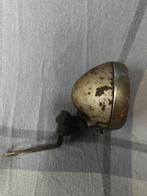 Oldtimer philette koplamp met lamphaak  mooie patina, Voorlicht, Gebruikt, Ophalen