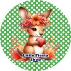 L294 luxe icing kangoeroe 20cm eetbare taart print top, Ophalen of Verzenden, Nieuw, Taarten, Versiering