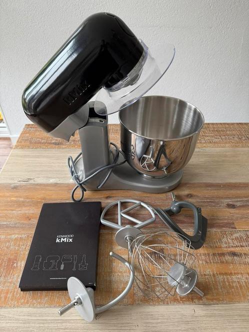 Kenwoord kMix KMX50 keukenmixer zwart/grijs met flexiklopper, Witgoed en Apparatuur, Keukenmixers, Gebruikt, 4 liter of meer, 3 snelheden of meer