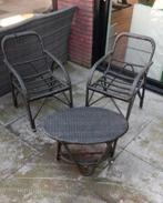 Balkon set tuin set 2 fauteuils en tafeltje

Prijs 50
Afmet, Ophalen of Verzenden, 2 zitplaatsen