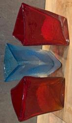 3 Des Pots vaasjes, potjes of waxinelichthouders, Gebruikt, Overige kleuren, Ophalen of Verzenden, Glas