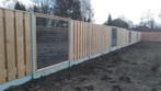 21-planks Douglas schutting - grijs glad beton, Ophalen of Verzenden, Nieuw, Hout, 1 tot 2 meter