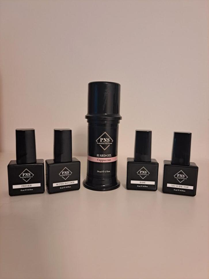 PNS hardgel complete set, Sieraden, Tassen en Uiterlijk, Uiterlijk | Cosmetica en Make-up, Zo goed als nieuw, Make-up, Handen en Nagels