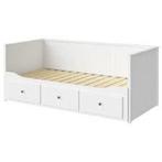 Hemnes bedbank, Huis en Inrichting, Slaapkamer | Bedden, Wit, Tweepersoons, Ophalen of Verzenden, Zo goed als nieuw