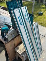 Makita SP6000 Invalcirkelzaag met Rails, Doe-het-zelf en Verbouw, Gereedschap | Zaagmachines, Ophalen, Gebruikt, Cirkelzaag, 30 tot 70 mm